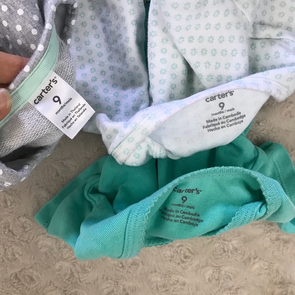 Carter’s Baby Girl Bodysuit Bundle 9 Months - Picture 6 of 6